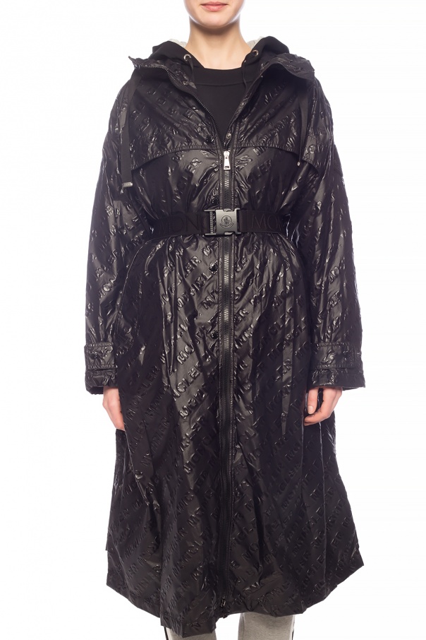 Coat with logo Moncler - SchaferandweinerShops Anguilla